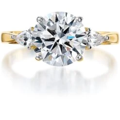 4.35 Ct. T.w. Belle Of The Ball Ring -Trudiamonds T2720 09Y 2