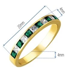 Rhapsody In Green Ring -Trudiamonds T2722 GC 1