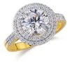 Double Halo Ring -Trudiamonds T2774 GC