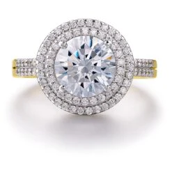 Double Halo Ring -Trudiamonds T2774 GC 3