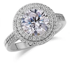 Double Halo Ring -Trudiamonds T2774 PC