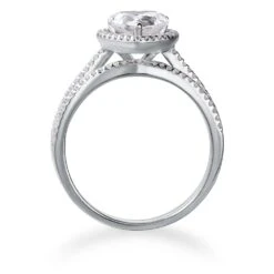 Halo Heart Ring Set 15 Halo Heart Ring Set -Trudiamonds T2775 PC 2