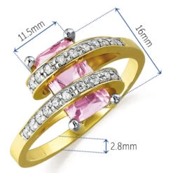 Swirl Of Romance Ring -Trudiamonds T2803 GC D