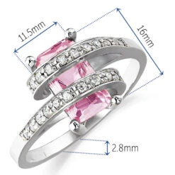 Swirl Of Romance Ring -Trudiamonds T2803 PC D