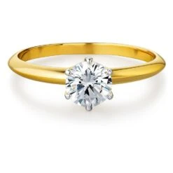 1 Ct. Tiffany Style Solitaire Ring -Trudiamonds T2811 GC 3