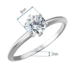 1 Ct. Tiffany Style Solitaire Ring -Trudiamonds T2811 PC 1