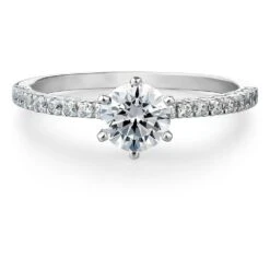 Millennium Solitaire Ring -Trudiamonds T2825 PC 3