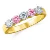 Pink Quintet Ring