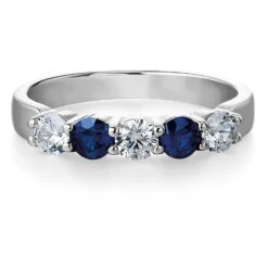 Tru-Sapphire Quintet Ring -Trudiamonds T2861 PC 3