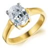 Oval Cut Solitaire Ring