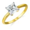 2 Ct. Princess Cut Solitaire Ring