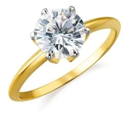 3 Ct. Tiffany Style Solitaire Ring