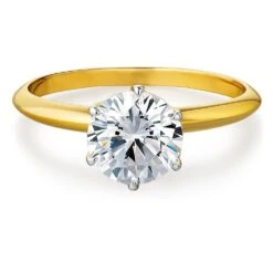 3 Ct. Tiffany Style Solitaire Ring -Trudiamonds T2881 GC 3