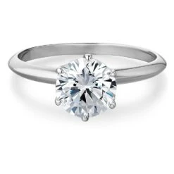3 Ct. Tiffany Style Solitaire Ring -Trudiamonds T2881 PC 3