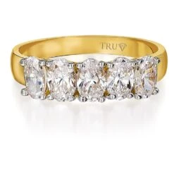5-Stone Oval Ring -Trudiamonds T2887 GC 4