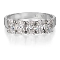 5-Stone Oval Ring -Trudiamonds T2887 PC 4