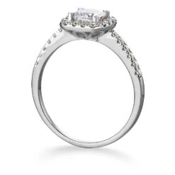 Cushion Cut Halo Ring 15 Cushion Cut Halo Ring -Trudiamonds T2908 PC 2