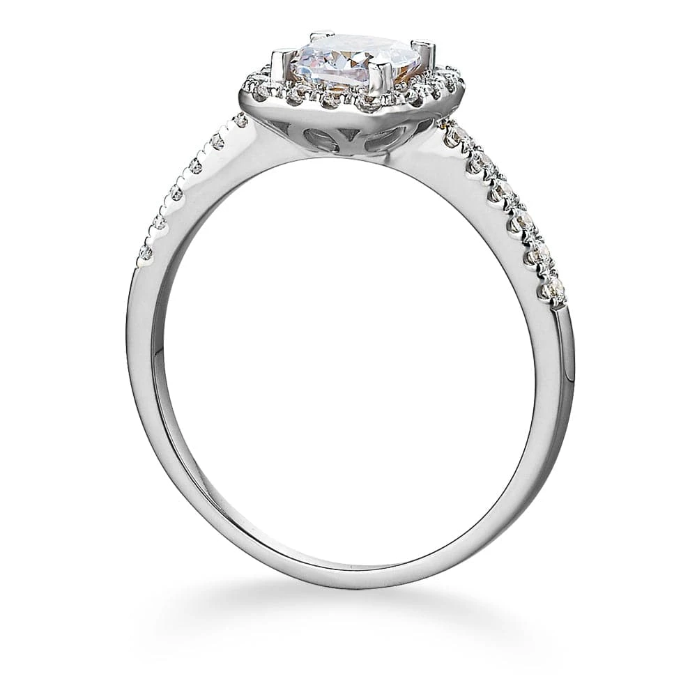 Cushion Cut Halo Ring 7 Cushion Cut Halo Ring - Image 5
