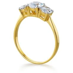 2 Ct. T.w. Ablaze Trilogy Ring -Trudiamonds T2972 GC 2