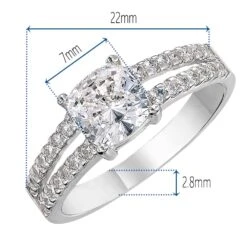 Zara's Royal Engagement Ring -Trudiamonds T2975 PC 1