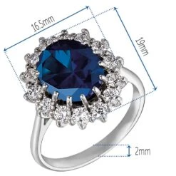 Princess Diana's Royal Engagement Ring 25 Princess Diana's Royal Engagement Ring -Trudiamonds T2977 PC 1