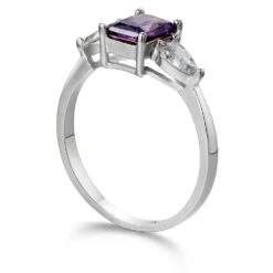 Amethyst Inspiration Ring -Trudiamonds T2999 PC 2
