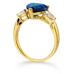 Blue Heart Billionaire Ring -Trudiamonds T3001 GC 2