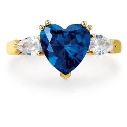 Blue Heart Billionaire Ring -Trudiamonds T3001 GC 3