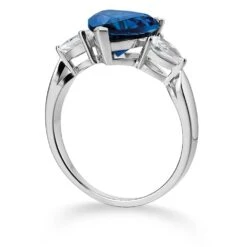 Blue Heart Billionaire Ring -Trudiamonds T3001 PC 2