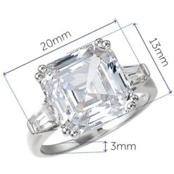 Elizabeth Taylor's Engagement Ring -Trudiamonds T3002 PC 1