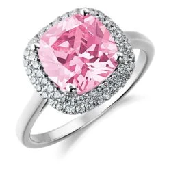 The Pink Josephine Ring -Trudiamonds T3004 PC
