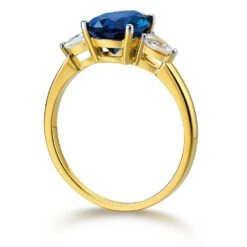 The Tru-Blue Billionaire Ring -Trudiamonds T3005 GC 2