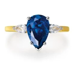 The Tru-Blue Billionaire Ring -Trudiamonds T3005 GC 3