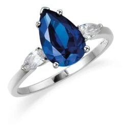 The Tru-Blue Billionaire Ring -Trudiamonds T3005 PC