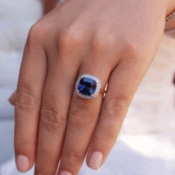 Blue Moon Of Josephine Ring -Trudiamonds T3007