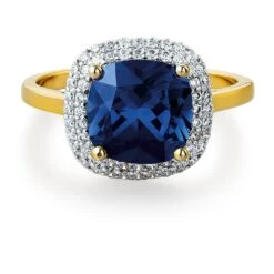 Blue Moon Of Josephine Ring -Trudiamonds T3007 GC 3