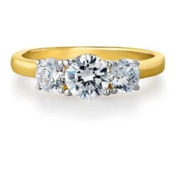 Tulip Trilogy Ring 12 Tulip Trilogy Ring -Trudiamonds T3008 GC 3