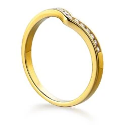 Channel Wishbone Ring -Trudiamonds T3012 GC 2