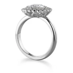 Floral Halo Filigree Ring -Trudiamonds T3018 PC 2