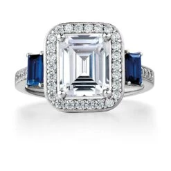Tru-Sapphire Octavia Ring 18 Tru-Sapphire Octavia Ring -Trudiamonds T3025 PC 3
