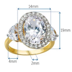 Opulent Oval Halo Ring -Trudiamonds T3027 GC D d72a0325 47c8 47c4 a623 3abcbaff6527