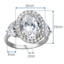 Opulent Oval Halo Ring -Trudiamonds T3027 PC D 7009cc96 25e3 4606 9351 b7ebd471bb3c