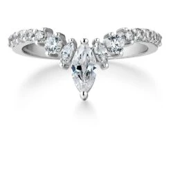 Fancy Marquise Eternity Ring -Trudiamonds T3029 PC 3