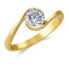 1 Ct. Modern Solitaire Ring