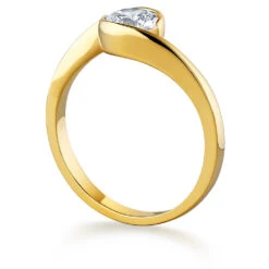 1 Ct. Modern Solitaire Ring 10 1 Ct. Modern Solitaire Ring -Trudiamonds T3032 GC 2