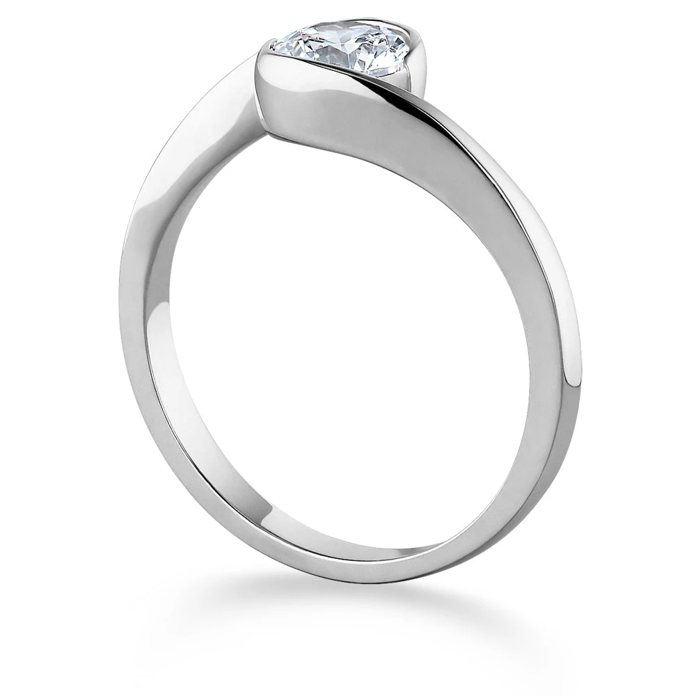 1 Ct. Modern Solitaire Ring 6 1 Ct. Modern Solitaire Ring - Image 4