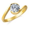 2 Ct. Modern Solitaire Ring