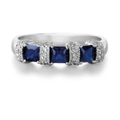 Tru-Sapphire Frozen Parfait Ring -Trudiamonds T3034 PC 3