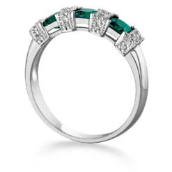 Tru-Emerald Frozen Parfait Ring -Trudiamonds T3035 PC 2