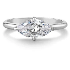 2 Ct. East-West Marquise Ring -Trudiamonds T3046 PC 3